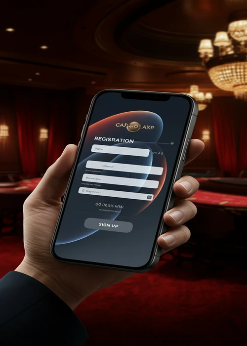 Bildschirmansicht des Monsterwin Casino Registrierungsformulars, das den ersten Schritt zur Kontoerstellung mit Eingabefeldern illustriert.